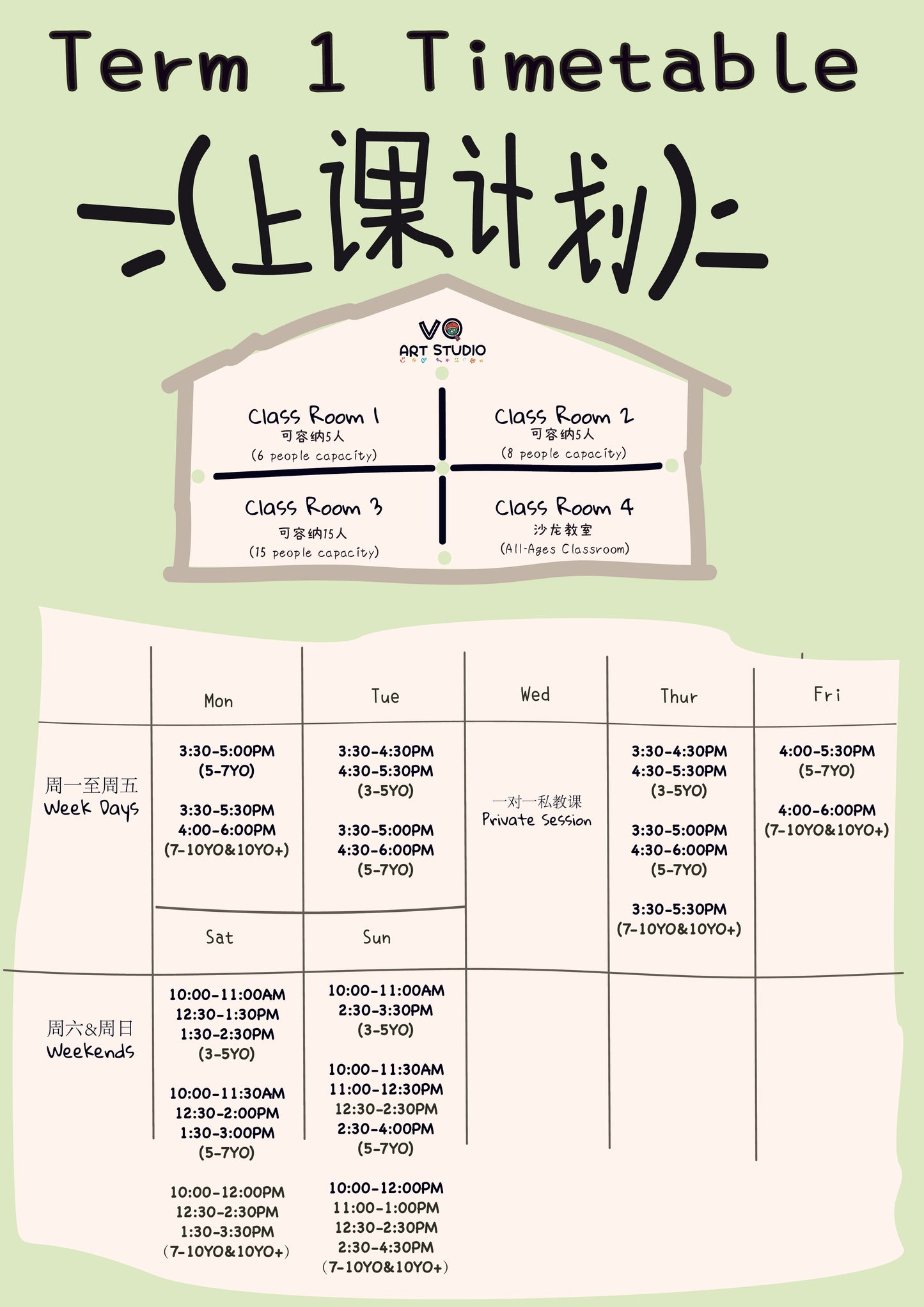 10 Packages & Time Table