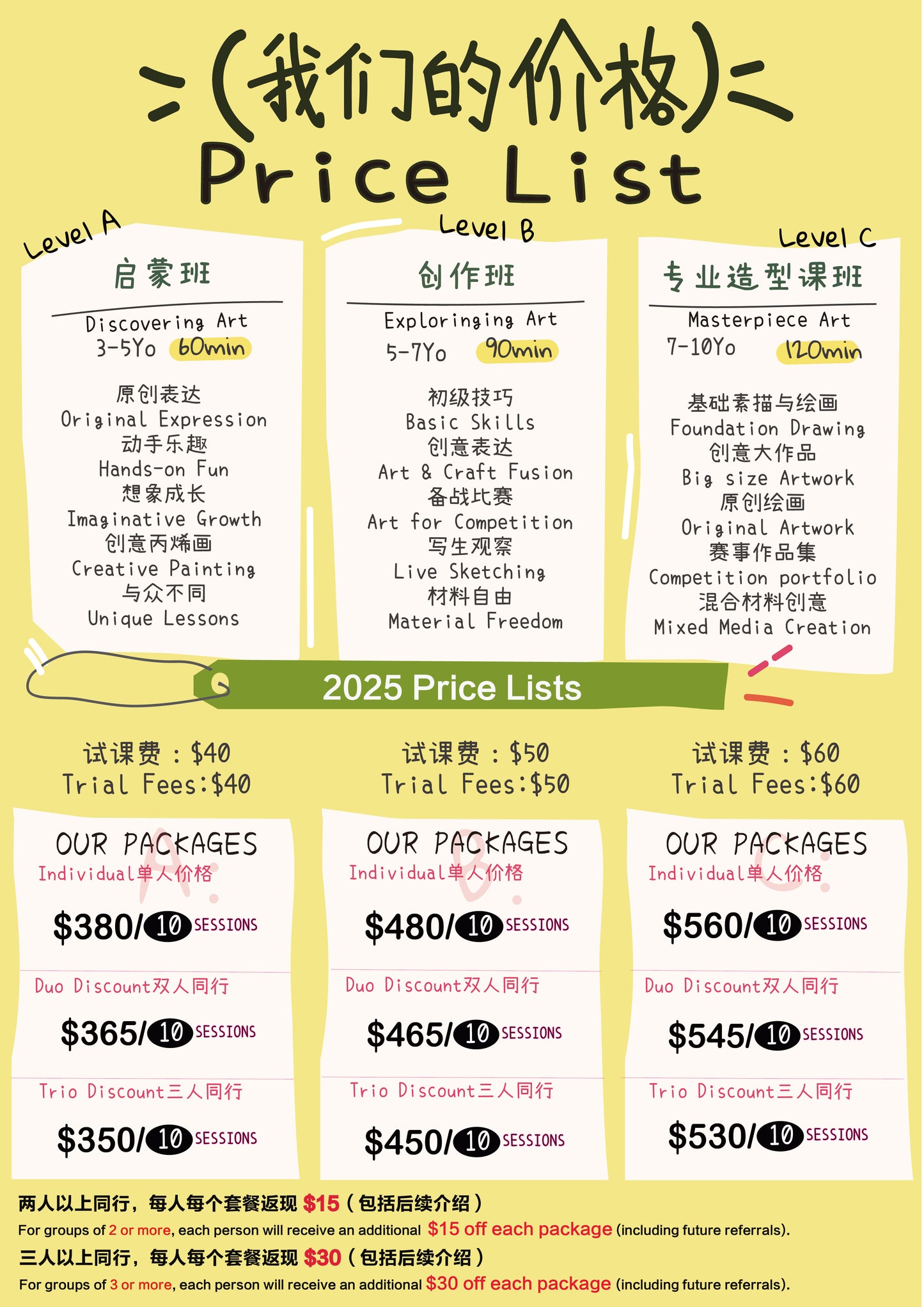 10 Packages & TimeTable