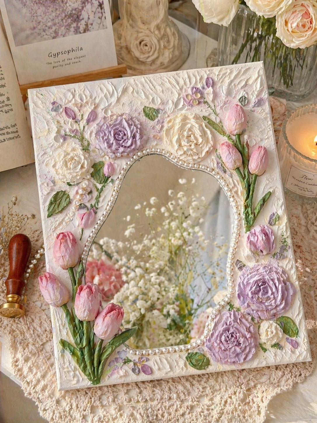 Textured Mirror and Paint Workshop(2hrs)