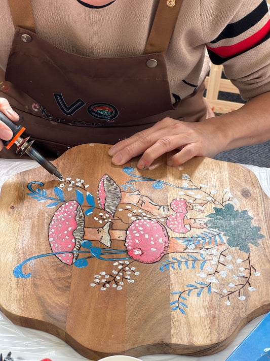 Wood Serve Board Burning(2hrs)