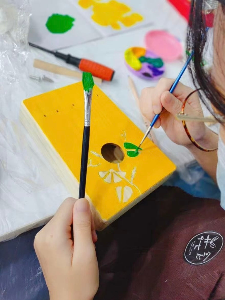 DIY Kalimba Instrument Painting Workshop