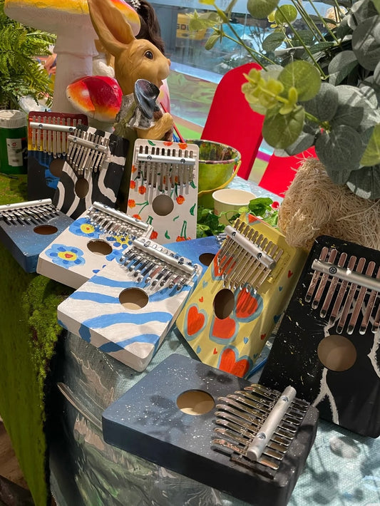 DIY Kalimba Instrument Painting Workshop