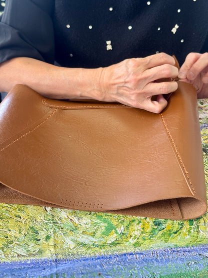 Leather Bag Making- Big Size