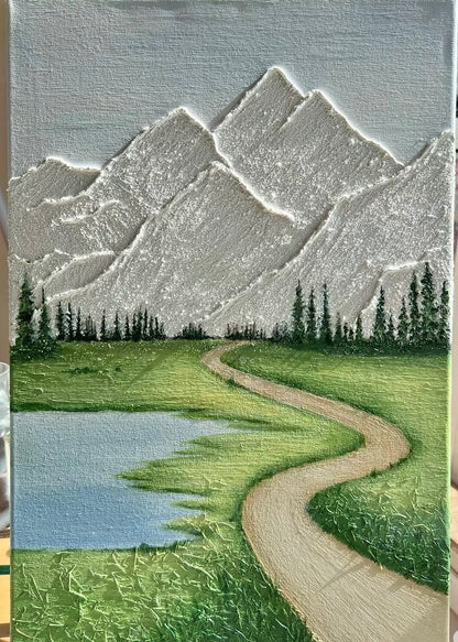 Textured Painting and sip