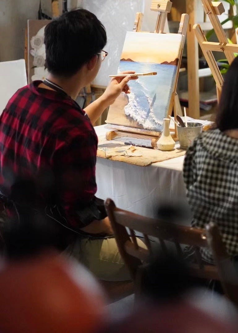 Textured Painting and sip