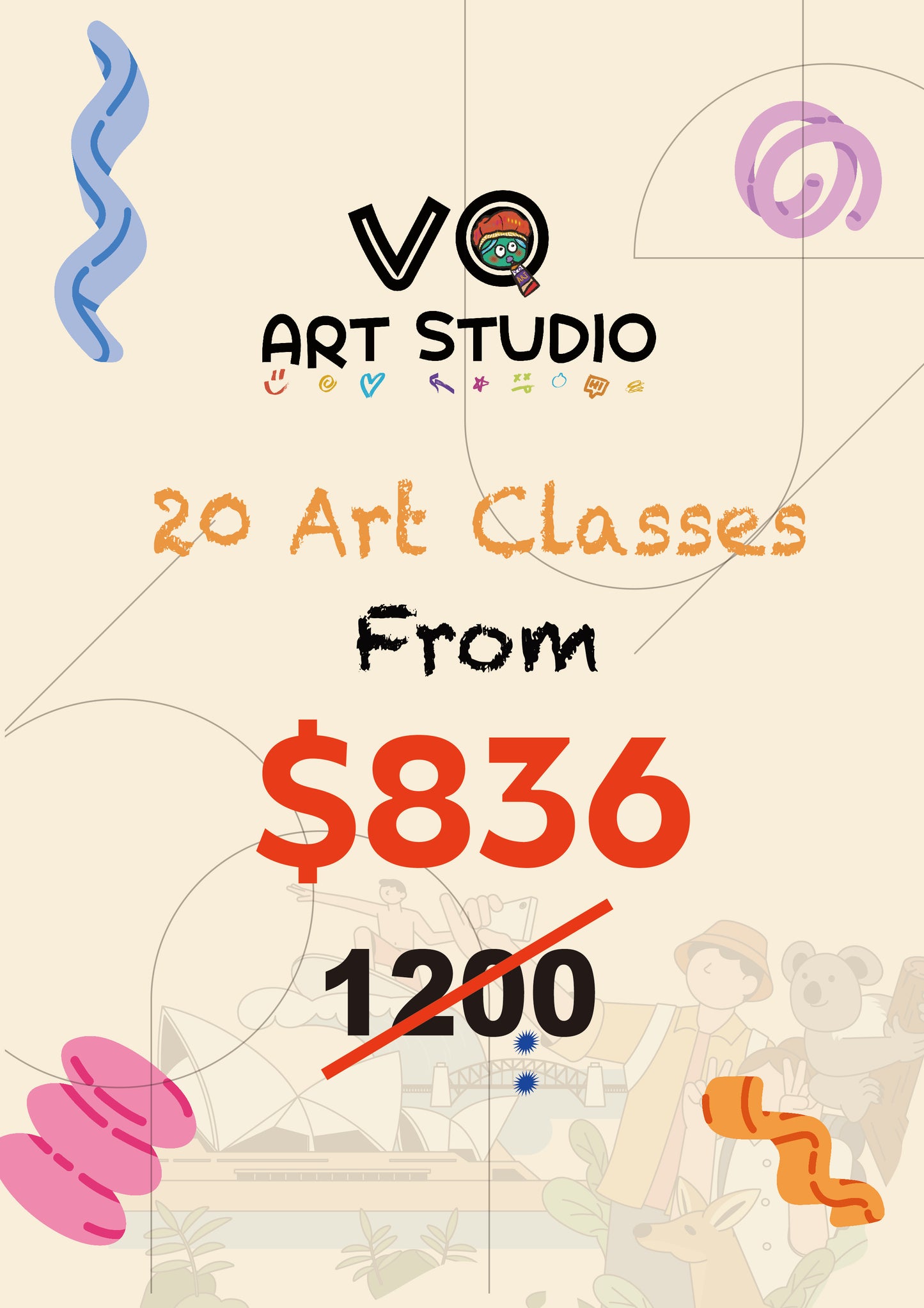 Bulk Order 20 Art Classes