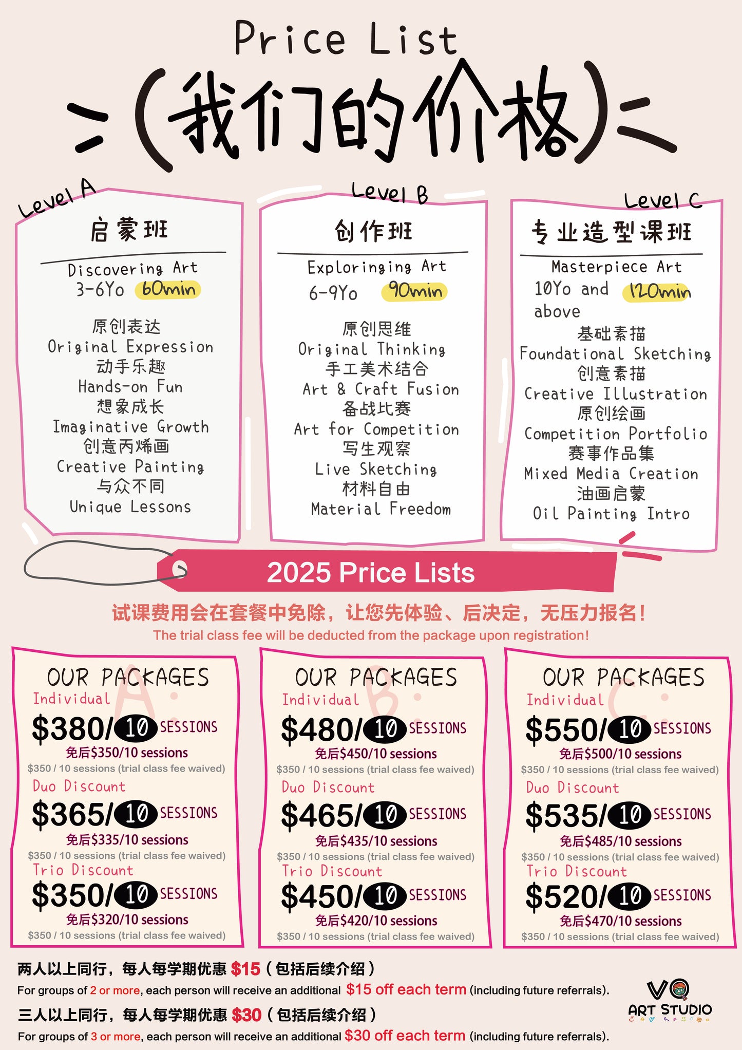 10 Packages & TimeTable