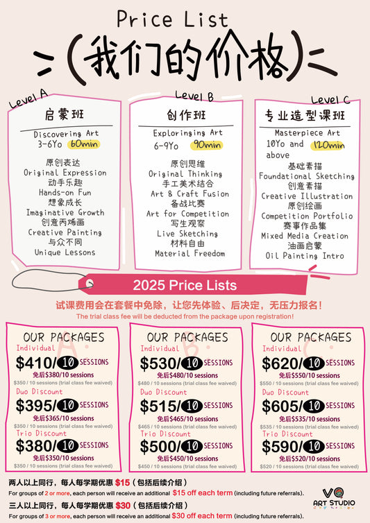 10 Packages & Time Table