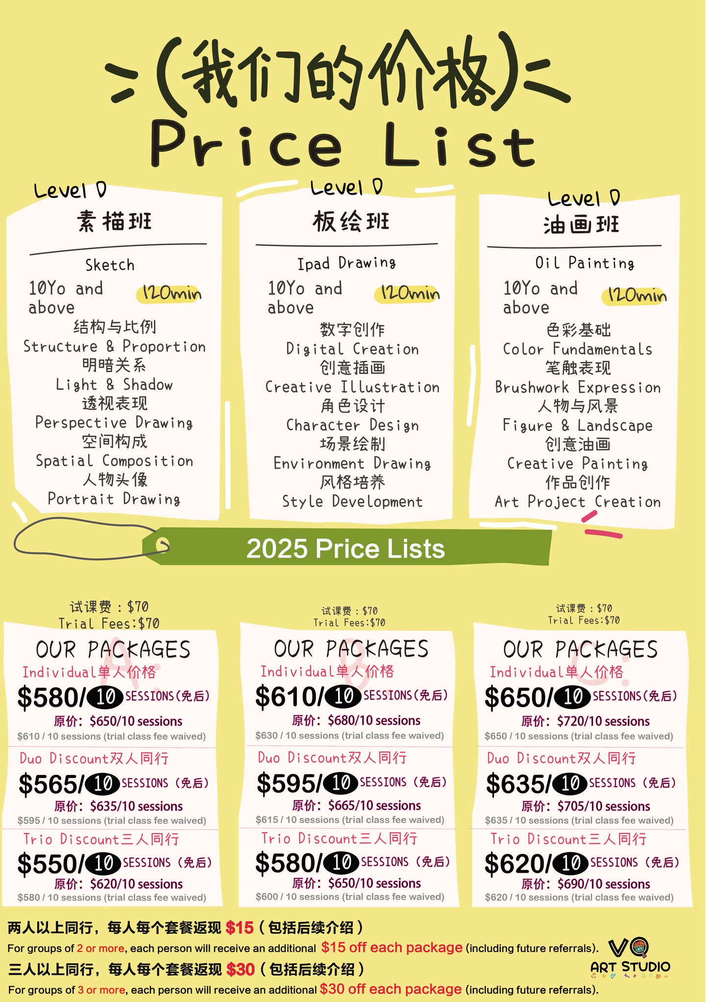 10 Packages & TimeTable