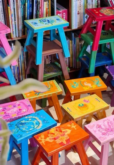 Paint & Sip on Stool Workshop(1.5hrs)