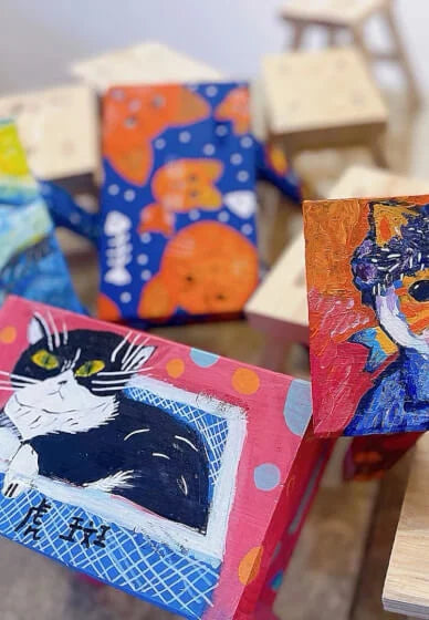 Paint & Sip on Stool Workshop(1.5hrs)